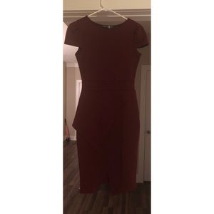 Burgundy Dress (Size 6)